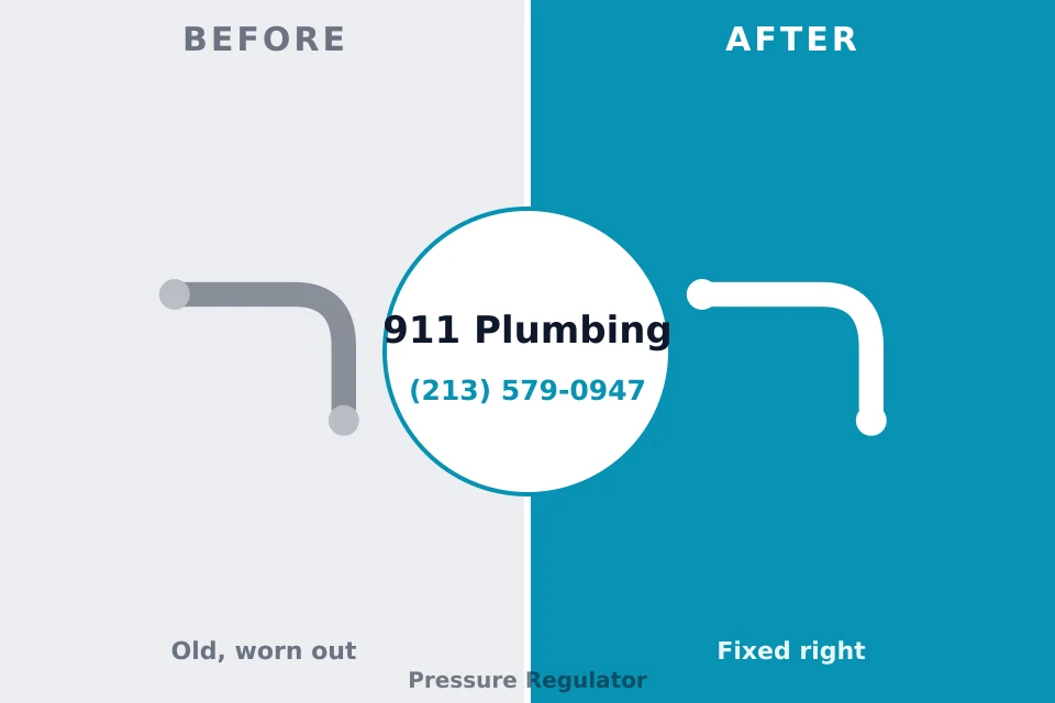 Before and after: plumbing repair Metolius, OR